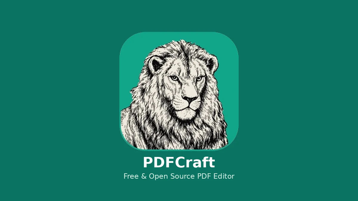 PDFCraft — Free Open-Source PDF Editor (Alternative to Adobe Acrobat)