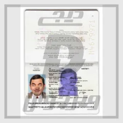 قالب پاسپورت سری‌لانکا — لایه باز (PSD) کاملاً قابل ویرایش