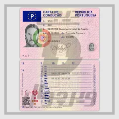 Patente di Guida Portogallo — PSD a Strati