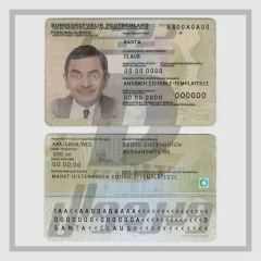 Német személyi igazolvány — réteges PSD
