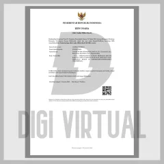 ใบรับรองกิจการขนาดย่อมอินโดนีเซีย (IUMK) — เทมเพลต PDF ที่แก้ไขได้