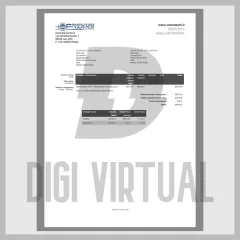 Итальянский счет на продажу Computerworld — редактируемый шаблон (PDF)