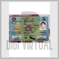 Template patente di guida nepalese (versione in mano) PSD