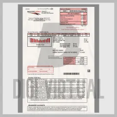 USA Wyoming High West Energy Bill PSD Template