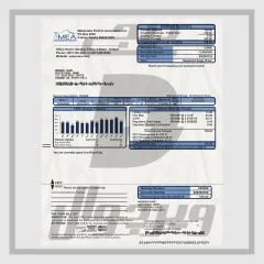 Счет за электроэнергию Аляска США — MEA (Слои PSD)